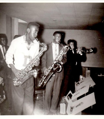The Band had someone playing from Dunbar (look at the Dunbar jacket)!