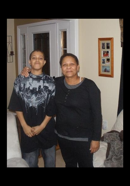 Gloria Thomas DHS-'70, and grandson Zearl Gloria Thomas DHS-'70, and grandson Zearl