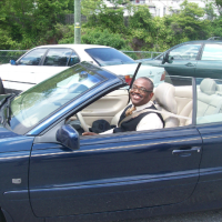 Sterling Wilder in his Volvo! Sterling Wilder in his Volvo!