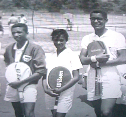 Tennis Group, center Ethel Reid!