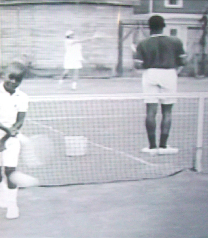 Juan Farrow, who lived next door to Dr. J's court!
