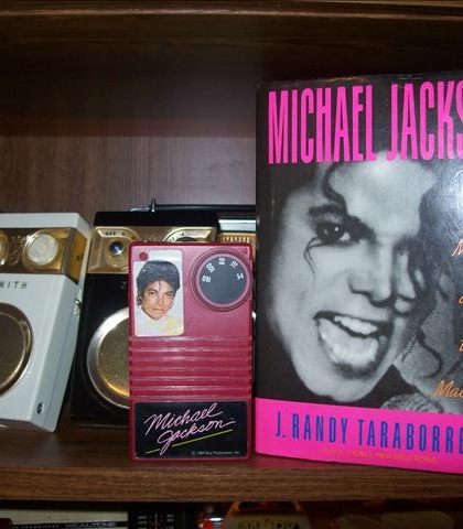 My Michael Jackson Matching Book, Record, and AM Transistor Radio!
