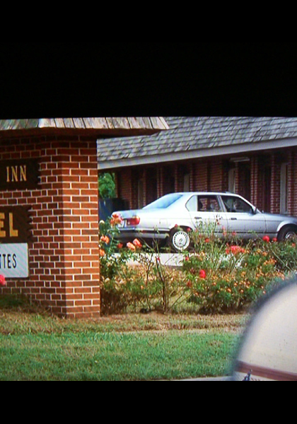 In "mosleys lot," there was really a Welcome Inn where the hit men in the BMW stayed! In "mosleys lot," there was really a Welcome Inn where the hit men in the BMW stayed!