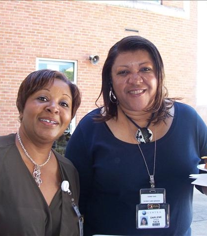 Employees Yvonne Younger and Darlene Franklin enjoying the Centra Social! Employees Yvonne Younger and Darlene Franklin enjoying the Centra Social!