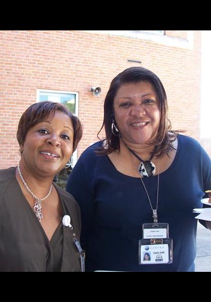 Employees Yvonne Younger and Darlene Franklin enjoying the Centra Social! Employees Yvonne Younger and Darlene Franklin enjoying the Centra Social!
