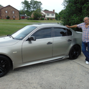 Sammie Otey, and his custom BMW!