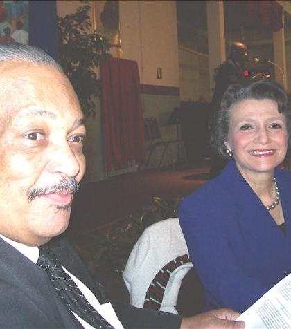 Rev Carl B. Hutcherson Jr. DHS-'62, and former Mayor Joan Foster at the MLK dinner! Rev Carl B. Hutcherson Jr. DHS-'62, and former Mayor Joan Foster at the MLK dinner!