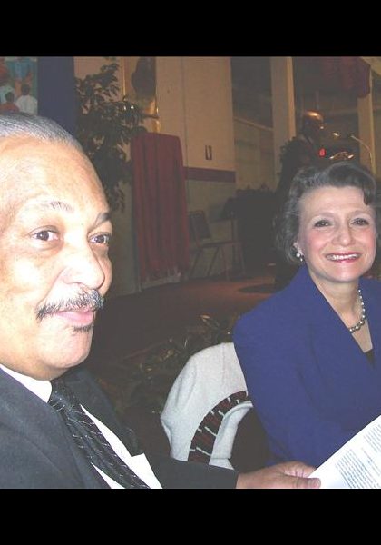 Rev Carl B. Hutcherson Jr. DHS-'62, and former Mayor Joan Foster at the MLK dinner! Rev Carl B. Hutcherson Jr. DHS-'62, and former Mayor Joan Foster at the MLK dinner!