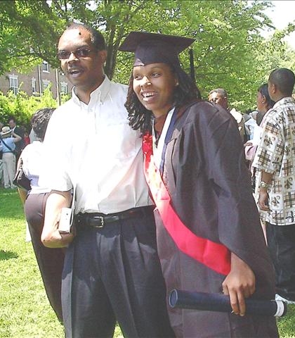 Ebony graduated Longwood Collage in 2004
