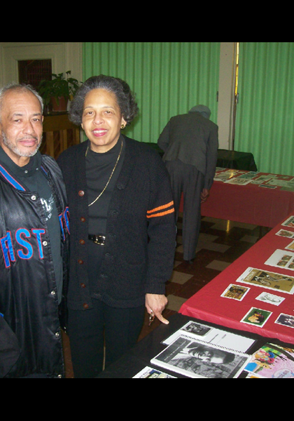 Gerard Hutcherson DHS-'68, and Ann Mitchell ECG-'69, checking out William Harveys Black History Collection! Gerard Hutcherson DHS-'68, and Ann Mitchell ECG-'69, checking out William Harveys Black History Collection!