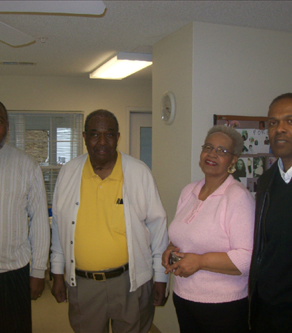 Rev. Joseph Davis DHS-'69, Alfred Jones Jr, and wife, Alfred Jones III, at Alfred Jones' 77th birthday party! Rev. Joseph Davis DHS-'69, Alfred Jones Jr, and wife, Alfred Jones III, at Alfred Jones' 77th birthday party!