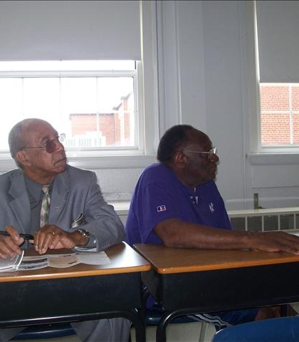 Attending a meeting about the Dunbar Memorial Wall project, Jeff Davis DHS-'59, and Ralph Harris DHS-'62! Attending a meeting about the Dunbar Memorial Wall project, Jeff Davis DHS-'59, and Ralph Harris DHS-'62!