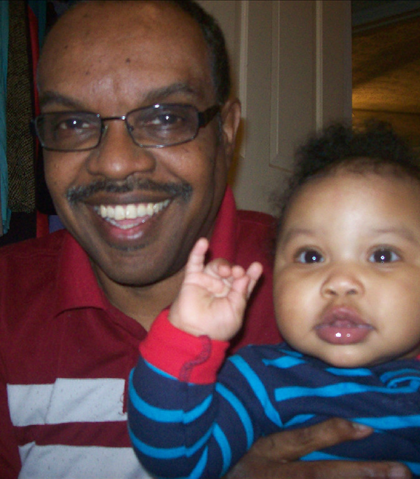 Proud Grand-Pa! Thrinity & Me!