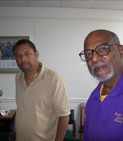 Roy Roberson DHS-'70, & William Harvey DHS-'64, at the Hunton Randolph Community Center! Roy Roberson DHS-'70, & William Harvey DHS-'64, at the Hunton Randolph Community Center!