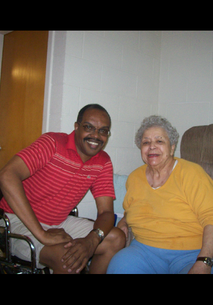 Visiting the late Edith Steptoe DHS-'44, Ricky's Mom! Visiting the late Edith Steptoe DHS-'44, Ricky's Mom!