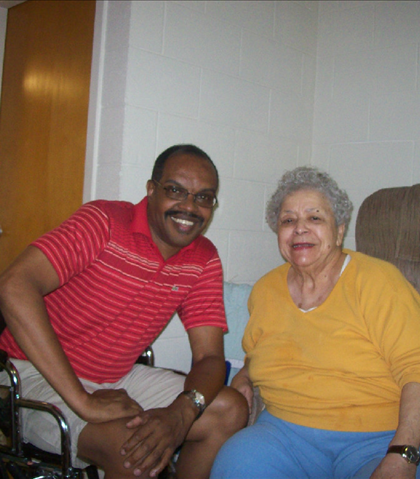 Visiting the late Edith Steptoe DHS-'44, Ricky's Mom! Visiting the late Edith Steptoe DHS-'44, Ricky's Mom!