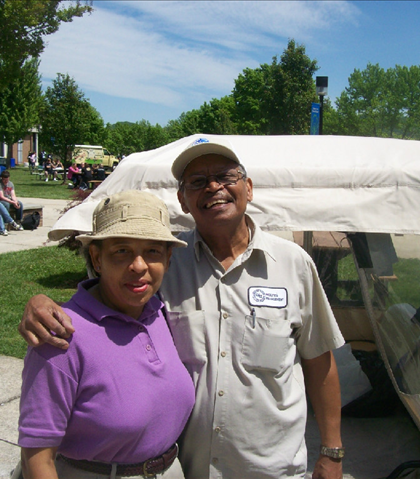 Ann Mitchell ECG-'69, and the late Milbert "Piggy" Megginson DHS-'69, at the CVCC Open House! Ann Mitchell ECG-'69, and the late Milbert "Piggy" Megginson DHS-'69, at the CVCC Open House!
