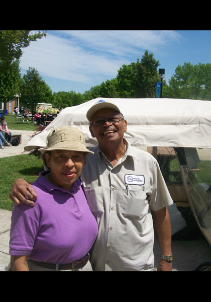 Ann Mitchell ECG-'69, and the late Milbert "Piggy" Megginson DHS-'69, at the CVCC Open House! Ann Mitchell ECG-'69, and the late Milbert "Piggy" Megginson DHS-'69, at the CVCC Open House!