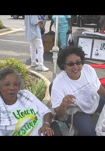 The late Annie Anderson Johnson and Gloria Wesley Cannady, at the Plaza Fair! The late Annie Anderson Johnson and Gloria Wesley Cannady, at the Plaza Fair!