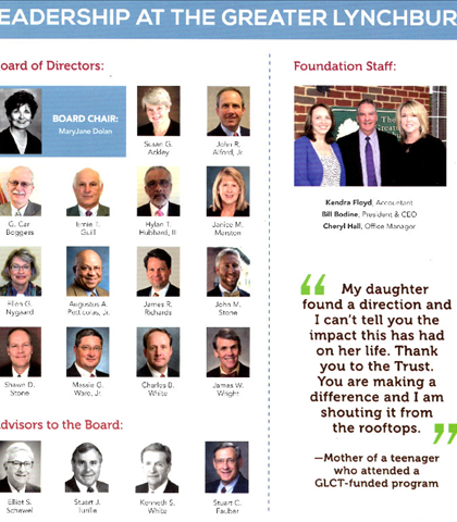 Hylan Hubbard, & Dr. Augustus Petticolas, The Greater Lynchburg Community Trust! Hylan Hubbard, & Dr. Augustus Petticolas, The Greater Lynchburg Community Trust!