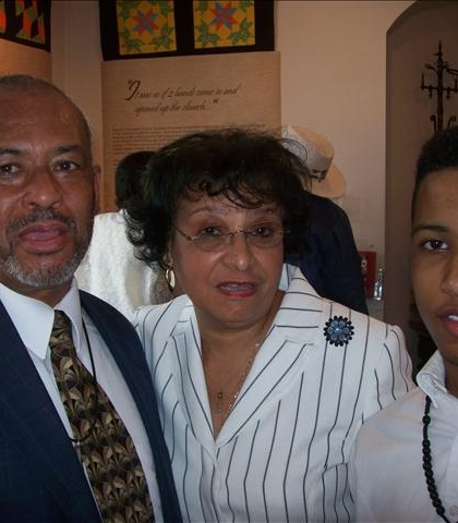 Gerard Hutcherson & son, along with Joan Spencer, enjoying the 10th year celebration of the Legacy Museum! This event was held on June 27th, 2010! Gerard Hutcherson & son, along with Joan Spencer, enjoying the 10th year celebration of the Legacy Museum! This event was held on June 27th, 2010!