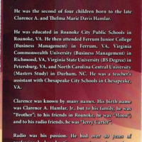 Clarence Albert Hamlar Jr. (Jerry Carter)-obituary