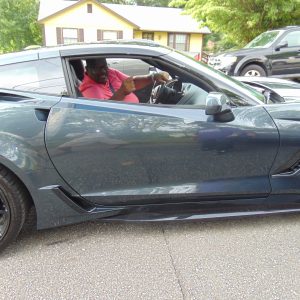 Robert "Byrd" Shaw in his Corvette!