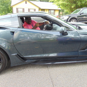 Robert "Byrd" Shaw in his Corvette!