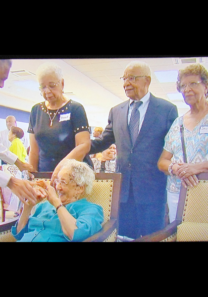 Virginia Davis Jefferson, celebrating har over 100th birthday, even with coverage from WSET-TV! Virginia Davis Jefferson, celebrating har over 100th birthday, even with coverage from WSET-TV!