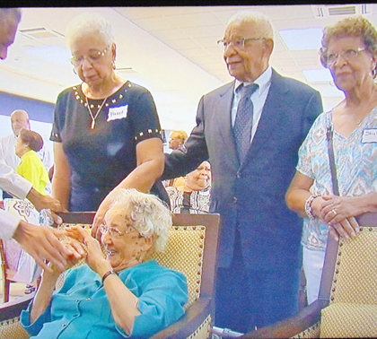 Virginia Davis Jefferson, celebrating har over 100th birthday, even with coverage from WSET-TV! Virginia Davis Jefferson, celebrating har over 100th birthday, even with coverage from WSET-TV!