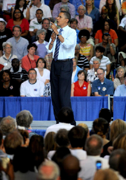 Look who is enjoying Obama's speech at E.C. Glass....Sherley and Dawson Smith in the audience, look just to the right of Obama! Look who is enjoying Obama's speech at E.C. Glass....Sherley and Dawson Smith in the audience, look just to the right of Obama!