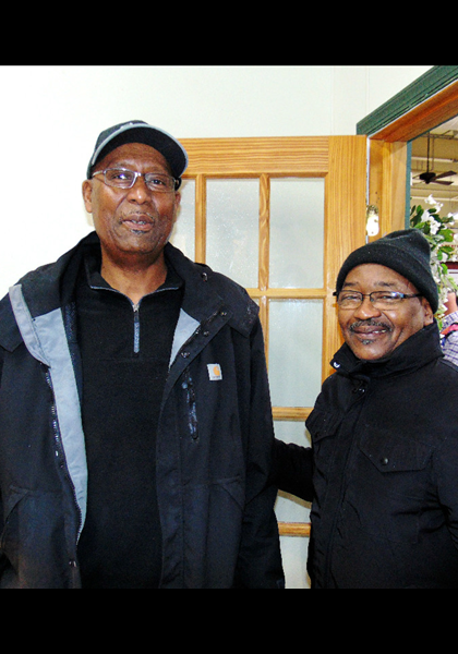 Classmates Lazarus Hamlet and Elvis DeLoatch DHS-'69, having breakfast with me at "Ms Irenes" at the City Market! Classmates Lazarus Hamlet and Elvis DeLoatch DHS-'69, having breakfast with me at "Ms Irenes" at the City Market!