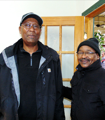 Classmates Lazarus Hamlet and Elvis DeLoatch DHS-'69, having breakfast with me at "Ms Irenes" at the City Market! Classmates Lazarus Hamlet and Elvis DeLoatch DHS-'69, having breakfast with me at "Ms Irenes" at the City Market!