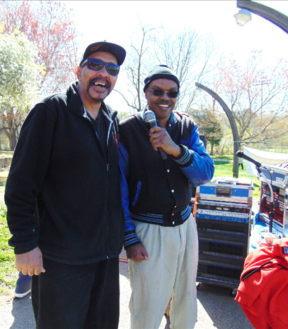 Elmer "June Bug" Reid DHS-'66, came by and did a few laps at the "Heartwalk" at Peaksview Park....I really mean a few laps! Elmer "June Bug" Reid DHS-'66, came by and did a few laps at the "Heartwalk" at Peaksview Park....I really mean a few laps!