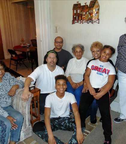 Billy Wooten's family! l-r, Shirley Randell, Stanley & Steve Sheppardson, Ms. Virginia Jefferson, JoAnne Wooten, Camiele Days, Hazel Randell, and B.J. down front! Billy Wooten's family! l-r, Shirley Randell, Stanley & Steve Sheppardson, Ms. Virginia Jefferson, JoAnne Wooten, Camiele Days, Hazel Randell, and B.J. down front!