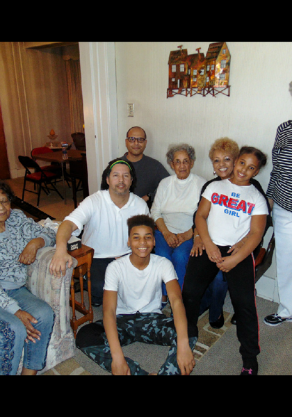 Billy Wooten's family! l-r, Shirley Randell, Stanley & Steve Sheppardson, Ms. Virginia Jefferson, JoAnne Wooten, Camiele Days, Hazel Randell, and B.J. down front! Billy Wooten's family! l-r, Shirley Randell, Stanley & Steve Sheppardson, Ms. Virginia Jefferson, JoAnne Wooten, Camiele Days, Hazel Randell, and B.J. down front!