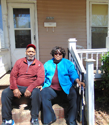 Bill and Rhonda Smith Crawley, visiting the home that her, Yvonne, Van, and Ms. Cardwell lived at on Pierce St! Bill and Rhonda Smith Crawley, visiting the home that her, Yvonne, Van, and Ms. Cardwell lived at on Pierce St!