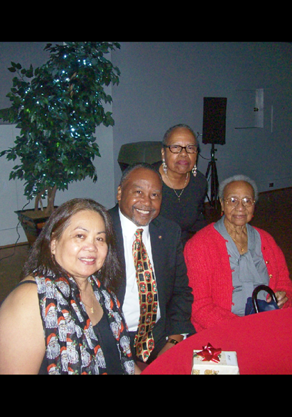 The Hills enjoying the Lynchburg College staff Christmas party I hosted! Here are Nell, George, Rita, and Mom! The Hills enjoying the Lynchburg College staff Christmas party I hosted! Here are Nell, George, Rita, and Mom!