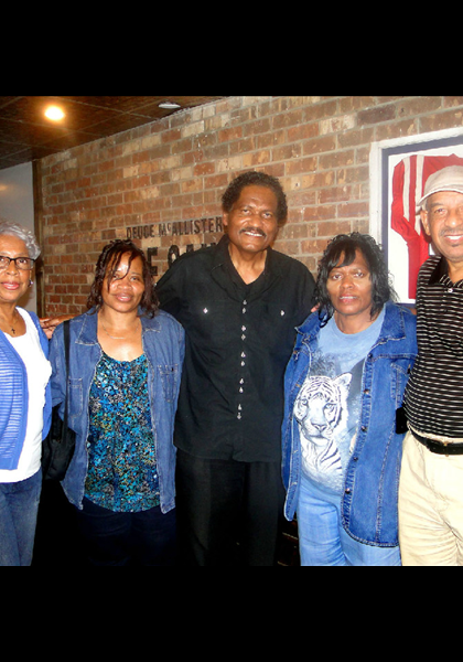 In New Orleans, Eunice Anderson, Doretha Johnson, Willie Crews DHS-'69, Norma Everett, and Welford Jones DHS-'59! In New Orleans, Eunice Anderson, Doretha Johnson, Willie Crews DHS-'69, Norma Everett, and Welford Jones DHS-'59!