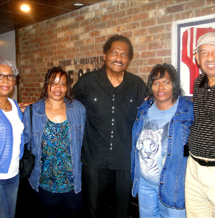 In New Orleans, Eunice Anderson, Doretha Johnson, Willie Crews DHS-'69, Norma Everett, and Welford Jones DHS-'59! In New Orleans, Eunice Anderson, Doretha Johnson, Willie Crews DHS-'69, Norma Everett, and Welford Jones DHS-'59!