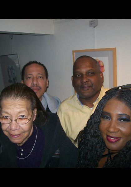 Lots of Stamps here! Lula, the late Tony, Lucky, and Robin at the Africa House! Lots of Stamps here! Lula, the late Tony, Lucky, and Robin at the Africa House!