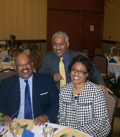 Bedford & Stephanie Luck, Nat Marshall looks on! Bedford & Stephanie Luck, Nat Marshall looks on!