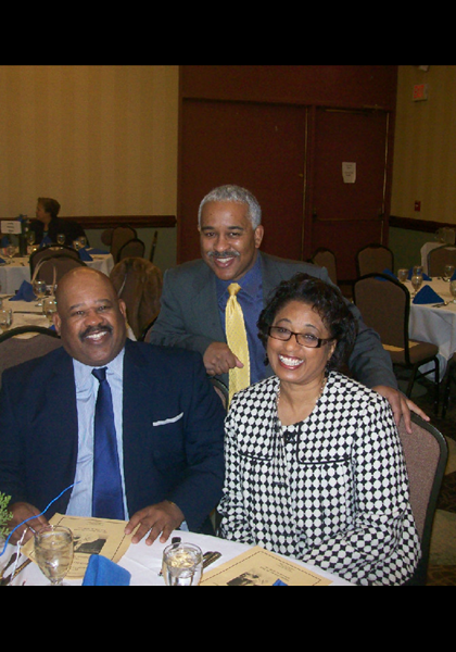 Bedford & Stephanie Luck, Nat Marshall looks on! Bedford & Stephanie Luck, Nat Marshall looks on!
