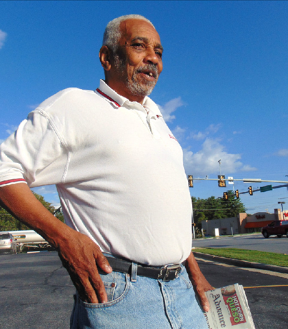 David "Biscuit" Cardwell, getting the morning paper! David "Biscuit" Cardwell, getting the morning paper!