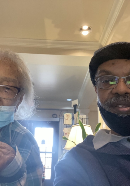 Miss Alma Irvine taught me in the fifth grade, now I am returning the favor and teaching her computer skills at the Summet!