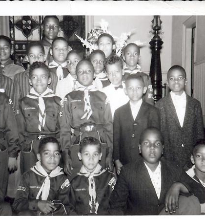 Cub Scouts? I see...Robert Anthony, Ray Barnett, Howard Fowler, Donald Kenny, Ronald Wilkerson, Bill Reid, Milbert Megginson, Ronnie Davis, Calesta Saunders, Melvin Megginson!
