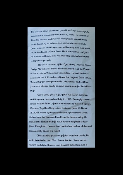Trustee John William Bruce-obituary pt 2