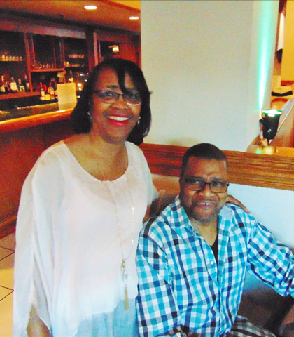 Dale Leggs Manigault and husband Carl!