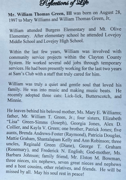 William Thomas Green III-obituary