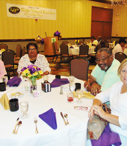 Loretta Claxton Jones, Carolyn Woodson, Robert & Kim Shaw